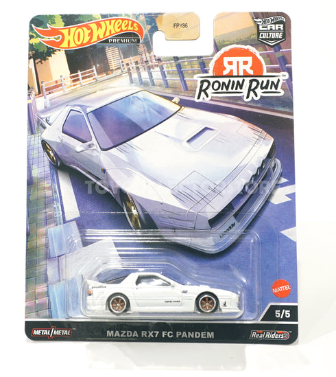 Hot Wheels Mazda RX7 FC Pandem White Ronin Run Car Culture Diecast
